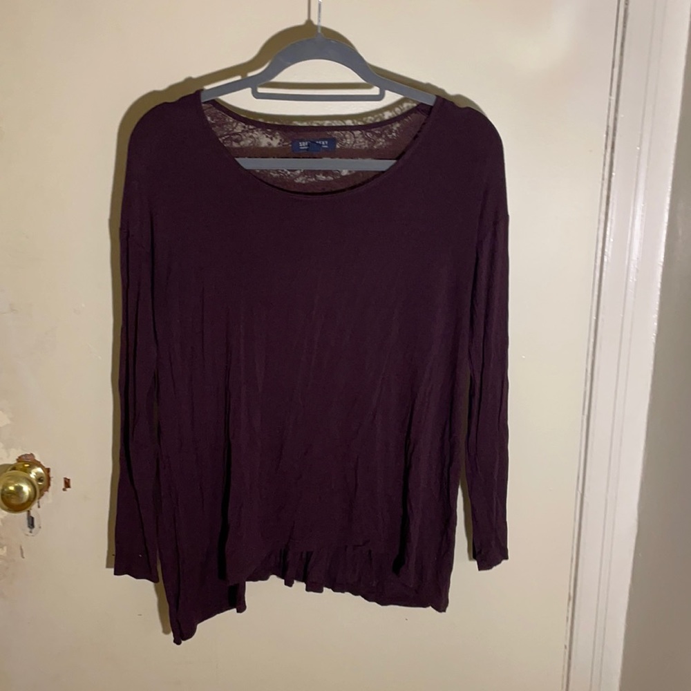 AE lace back long sleeve